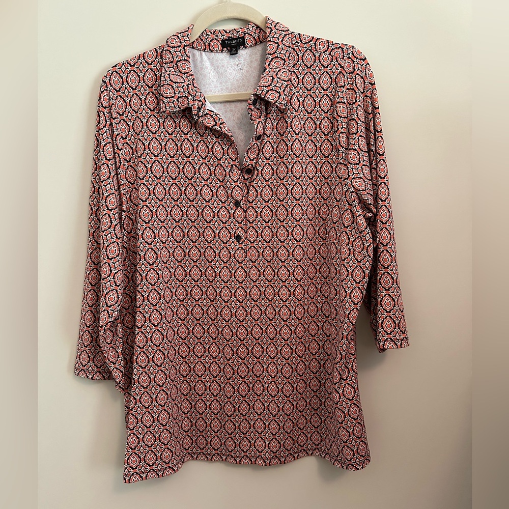 Talbots pullover stretch top